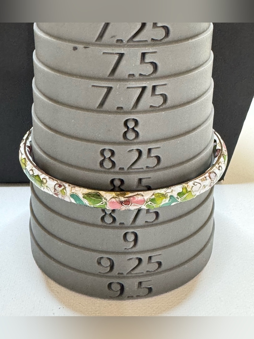 Cloisonné Enamel Bangle Bracelet
